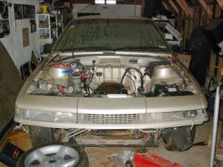 front of car